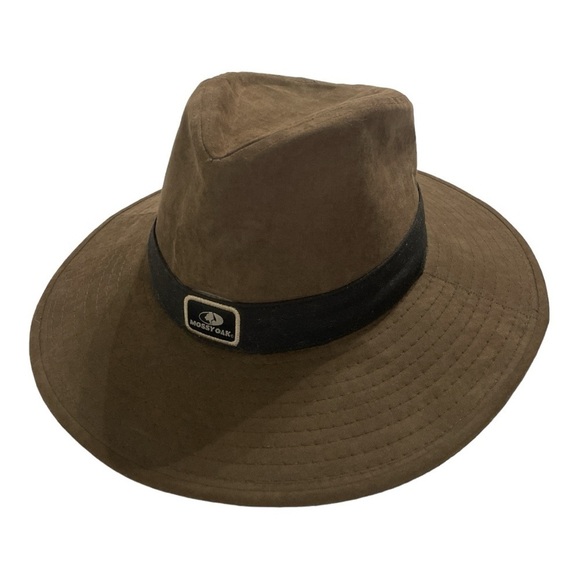 Unisex Mossy Oak Structured Wide Brim Aussie, Brown, Large/Extra Large - Picture 5 of 8